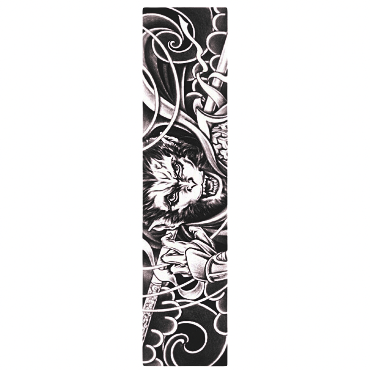 Sun Wukong Figürlü Şerit Yarı Kalıcı Dövme MY134 MyTattoo