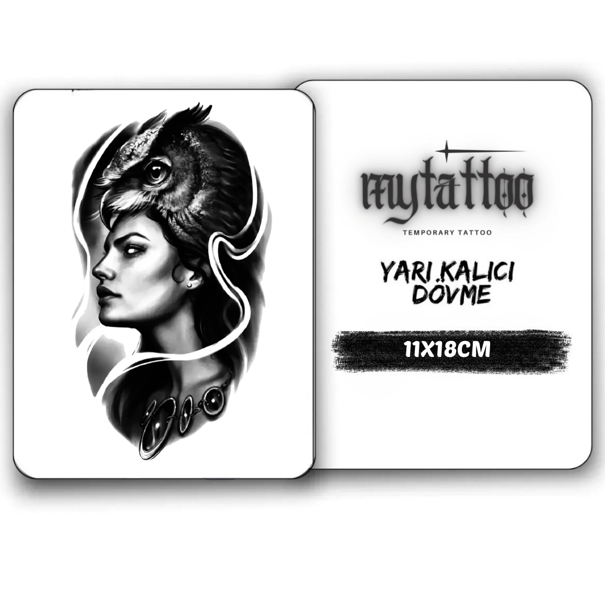 Gölgelerin Kraliçesi Orta Boy Yarı Kalıcı Dövme MY207 MyTattoo