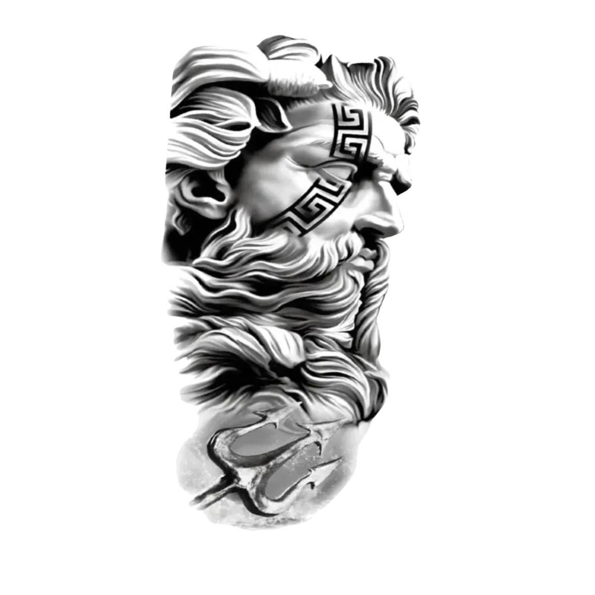 Antik Zeus Orta Boy Geçici Dövme G294 MyTattoo