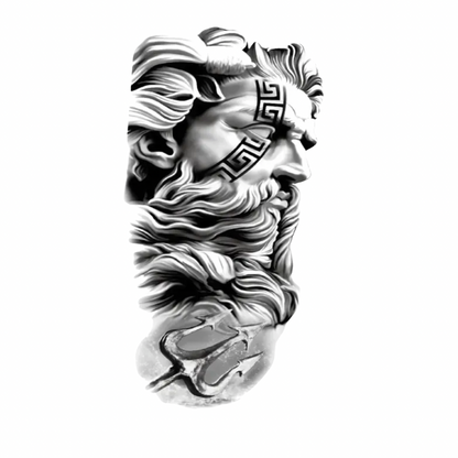 Antik Zeus Orta Boy Geçici Dövme G294 MyTattoo