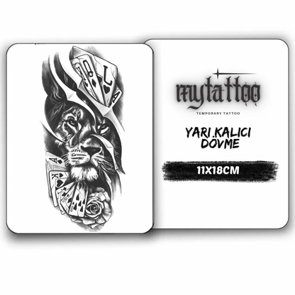 Paranın Gücü Figürlü Orta Boy Yarı Kalıcı Dövme MY190 MyTattoo