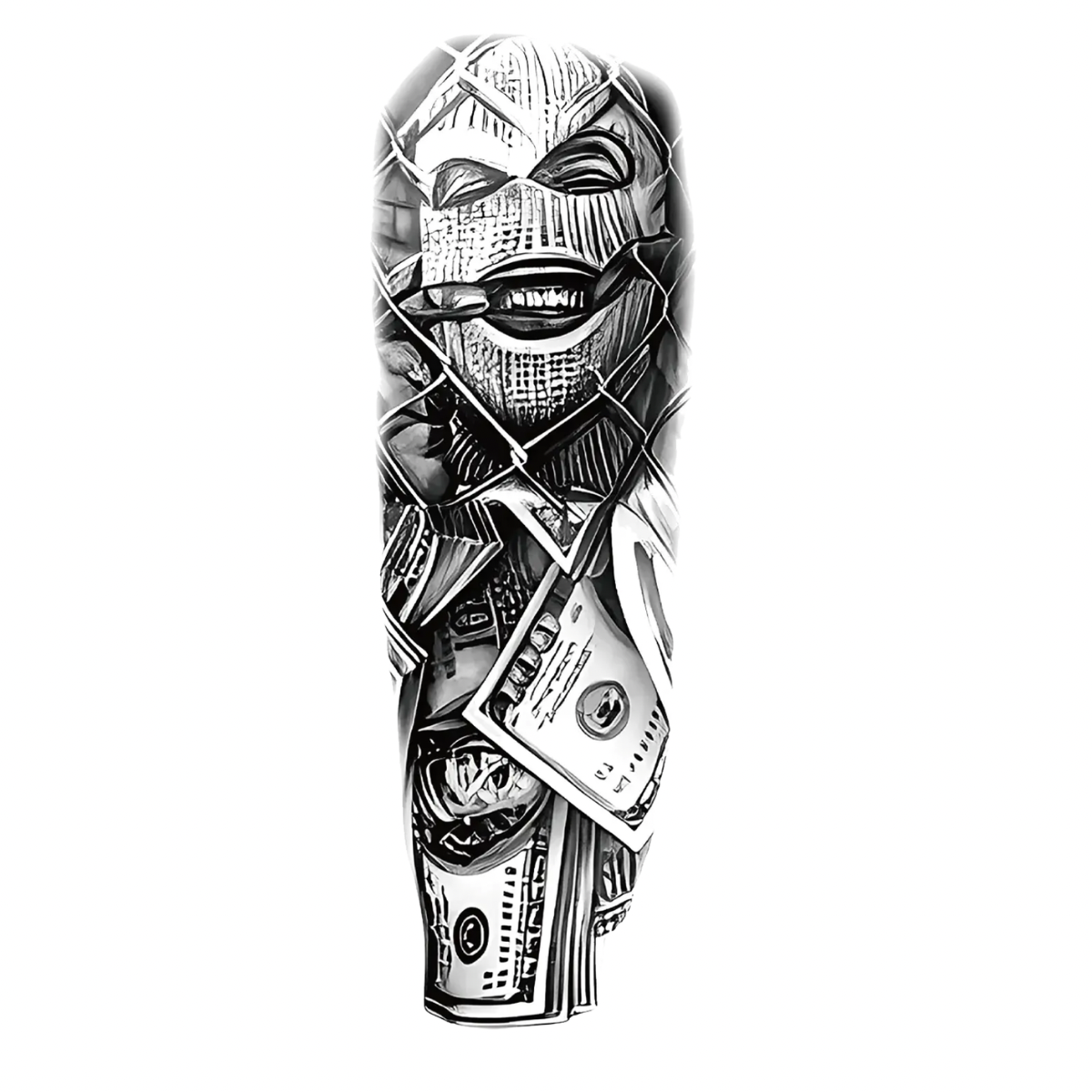 Haydut&Para Kol Kaplama Geçici Dövme G286 MyTattoo