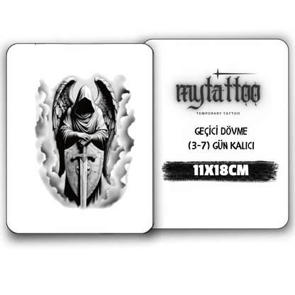 Cennetin Savaşçısı Orta Boy Geçici Dövme G296 MyTattoo