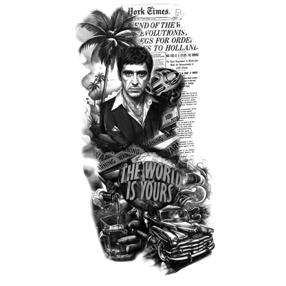 Monta'nın Mirası Orta Boy Yarı Kalıcı Dövme MY248 MyTattoo