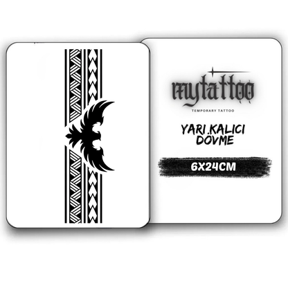 Pençe Hattı Figürlü Şerit Yarı Kalıcı Dövme MY266 MyTattoo