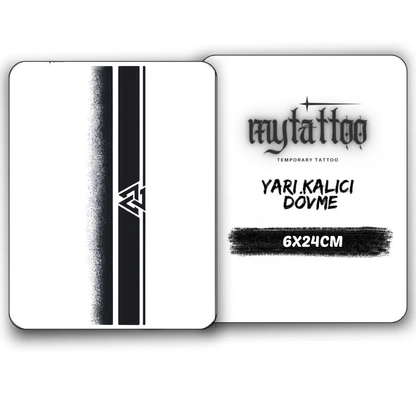 Kuzey Hattı Figürlü Şerit Yarı Kalıcı Dövme MY273 MyTattoo
