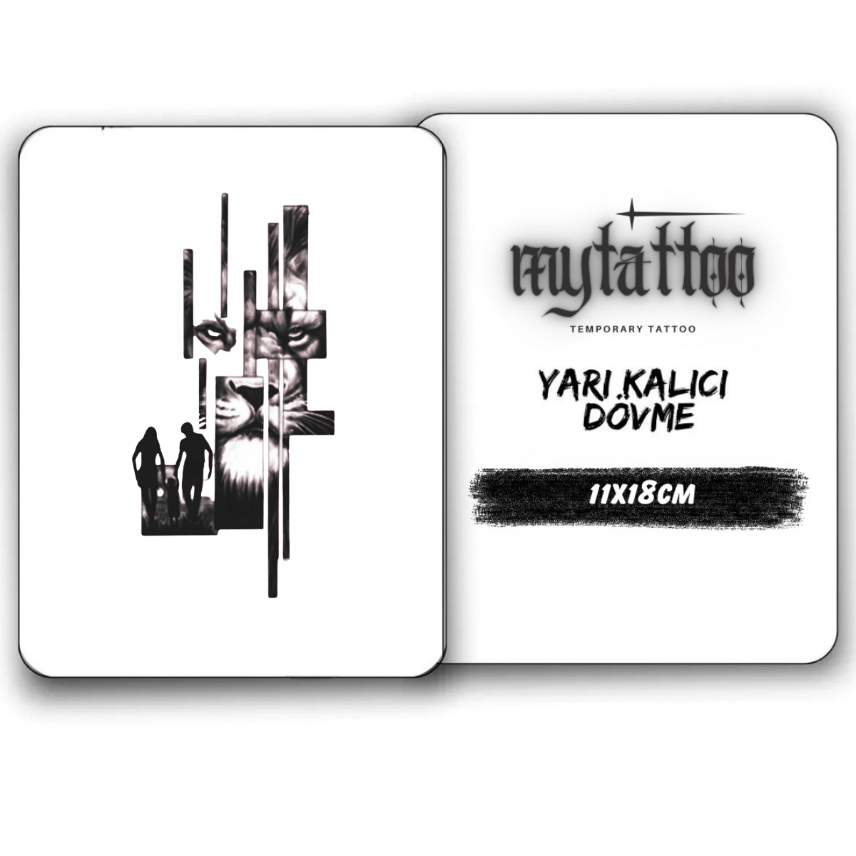 Aile Bağları Figürlü Orta Boy Yarı Kalıcı Dövme-MY76 MyTattoo
