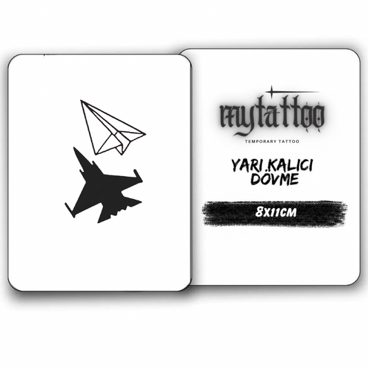 Büyük Hayaller Figürlü Küçük Boy Yarı Kalıcı Dövme-MY25