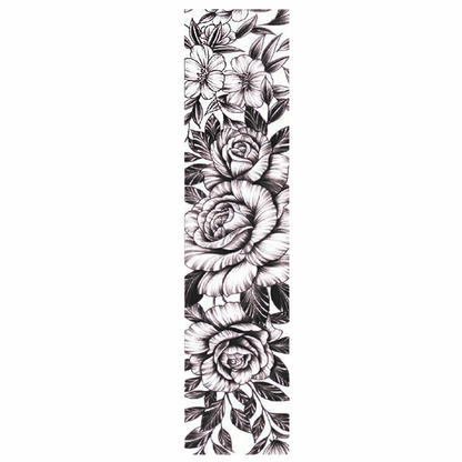 Çiçek Cümbüşü Figürlü Şerit Yarı Kalıcı Dövme-MY105 MyTattoo