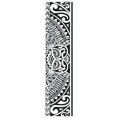 Tribal Baykuş Figürlü Şerit Yarı Kalıcı Dövme-MY107 MyTattoo