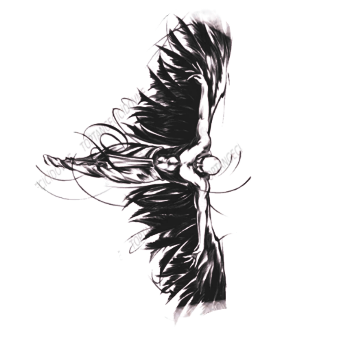 Özgürlüğün Bedeli Figürlü Orta Boy Yarı Kalıcı Dövme-MY77 MyTattoo