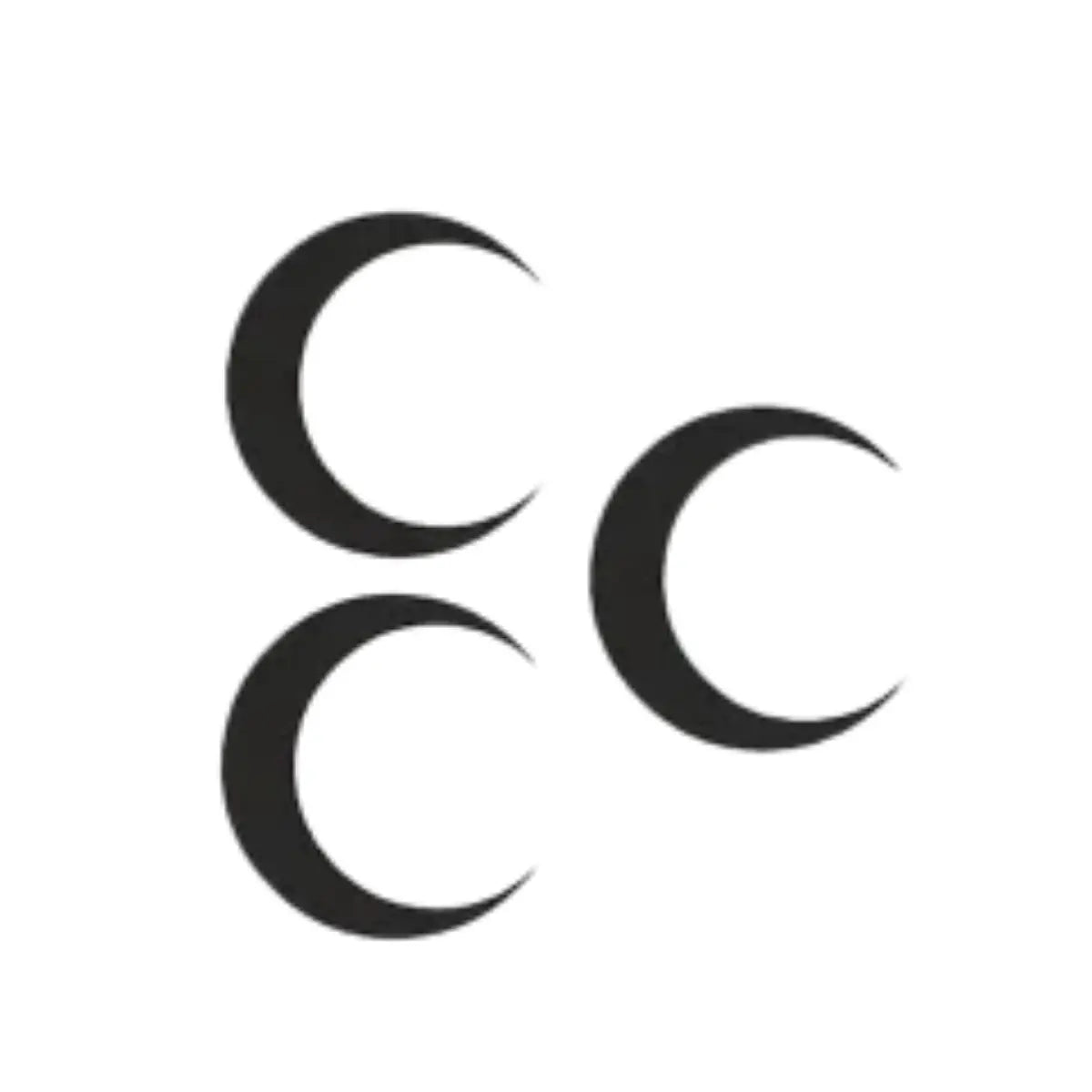 3 Hilal Figürlü Minimal Yarı Kalıcı Dövme-MY20 MyTattoo