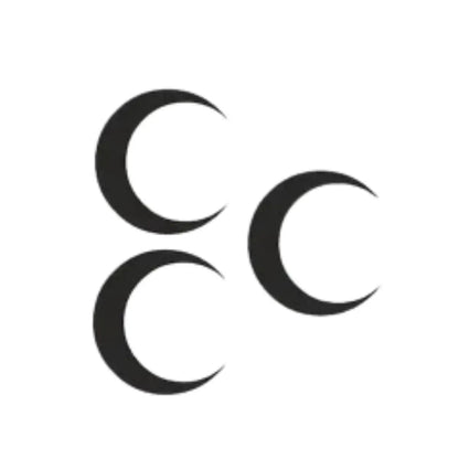 3 Hilal Figürlü Minimal Yarı Kalıcı Dövme-MY20 MyTattoo