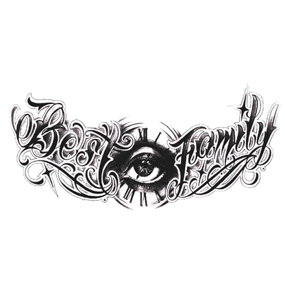 En İyi Aile Figürlü Büyük Yarı Kalıcı Dövme-My114 MyTattoo