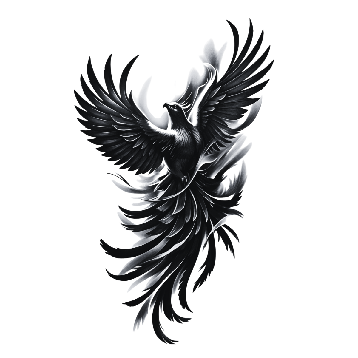 Anka Orta Boy Yarı Kalıcı Dövme MY246 MyTattoo