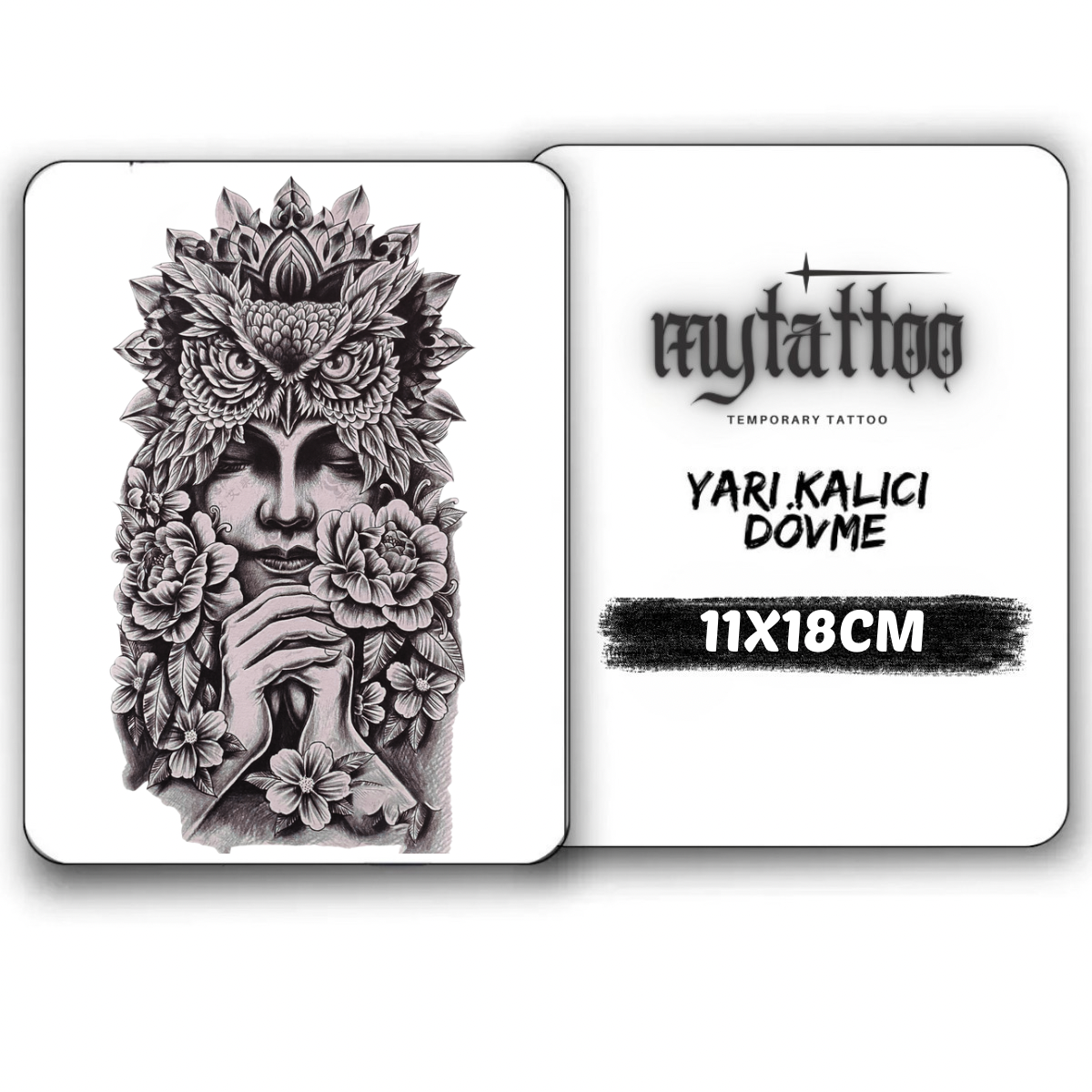 Düşlerin Bekçisi Orta Boy Yarı Kalıcı Dövme MY143 MyTattoo