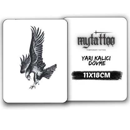Kartalın Pençesi Figürlü Orta Boy Yarı Kalıcı Dövme-MY98 MyTattoo