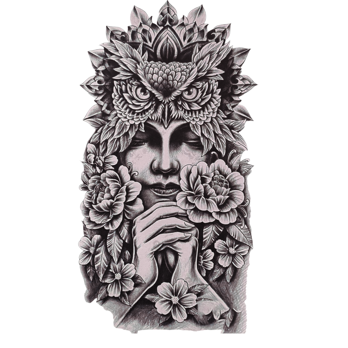Düşlerin Bekçisi Orta Boy Yarı Kalıcı Dövme MY143 MyTattoo