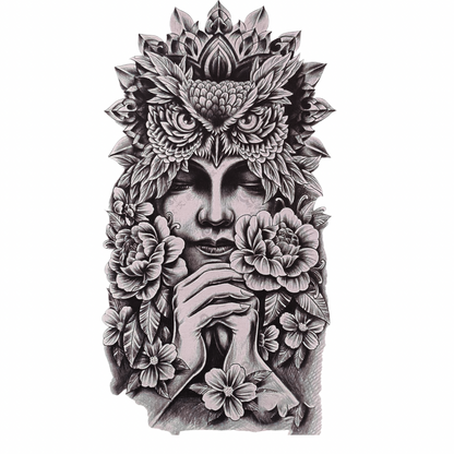 Düşlerin Bekçisi Orta Boy Yarı Kalıcı Dövme MY143 MyTattoo