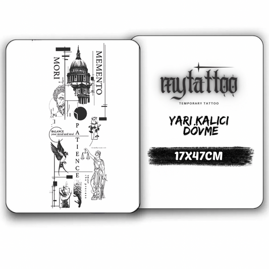 Momento Morıi Kol Kaplama Yarı Kalıcı Dövme MY165 MyTattoo