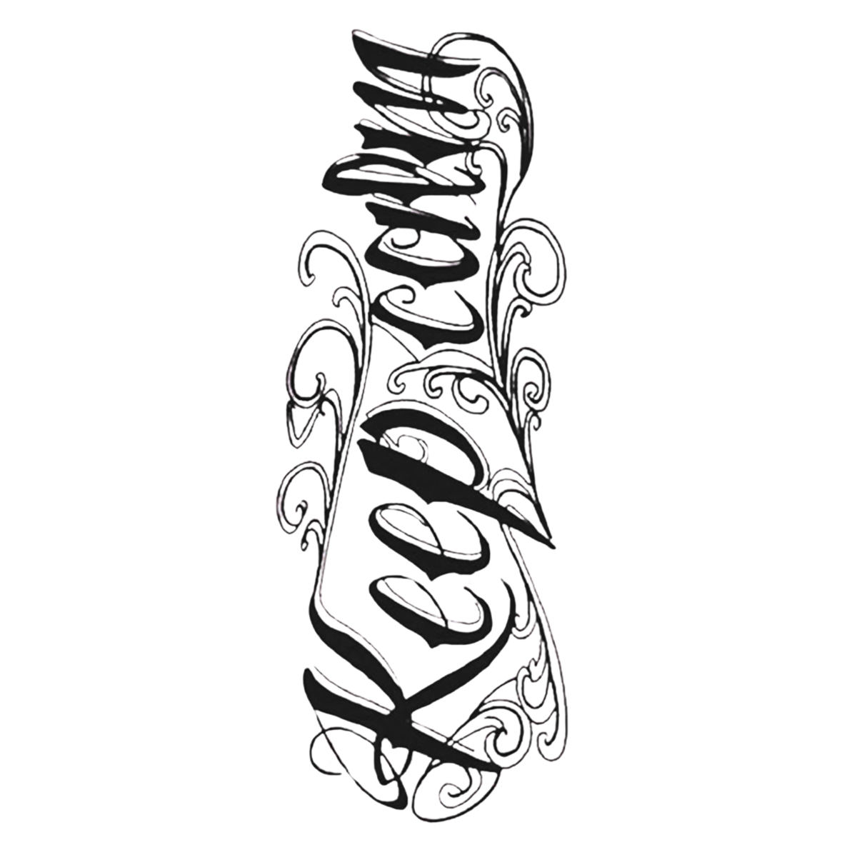 Keepcalm(Sakin Ol) Orta Boy Yarı Kalıcı Dövme MY145 MyTattoo