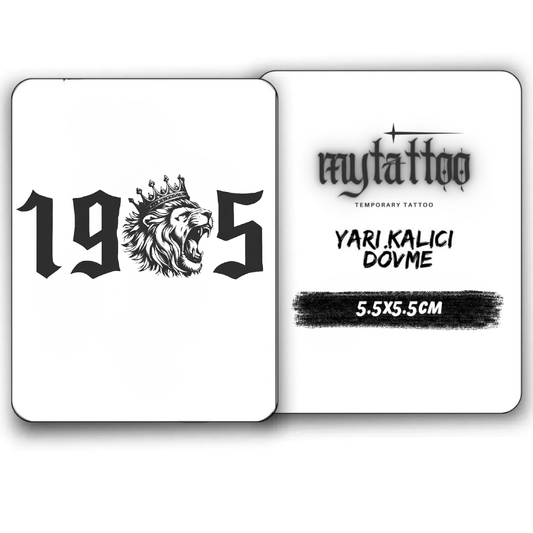 1905 Galatasaray Figürlü Minimal Yarı Kalıcı Dövme MY233