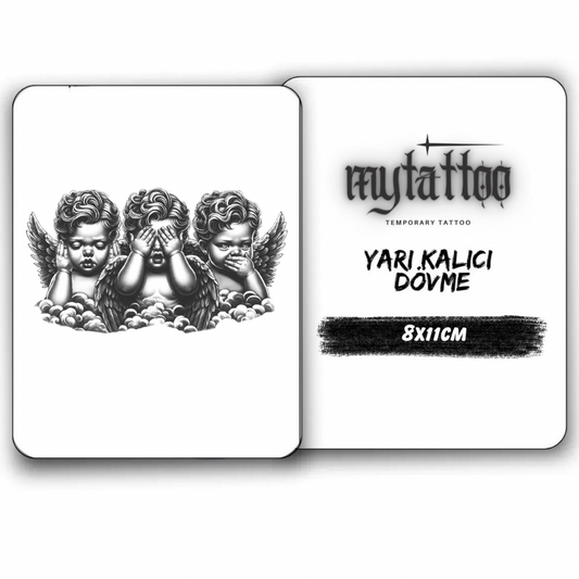 Görmedim Duymadım Bilmiyorum (MELEK) Küçük Boy Yarı Kalıcı Dövme MY220