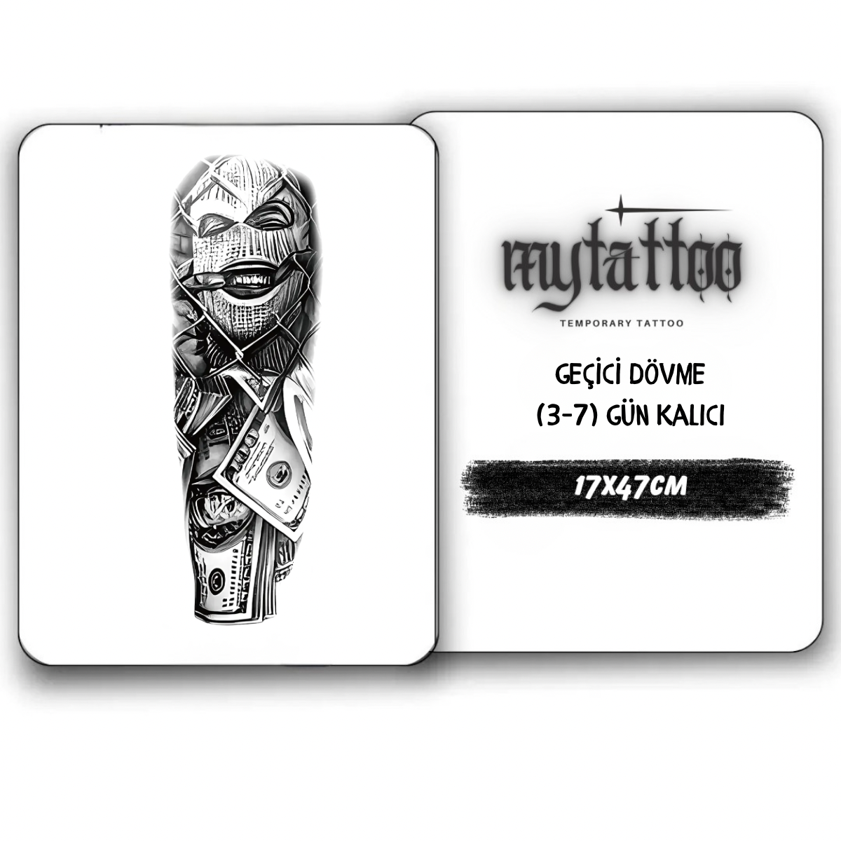 Haydut&Para Kol Kaplama Geçici Dövme G286 MyTattoo