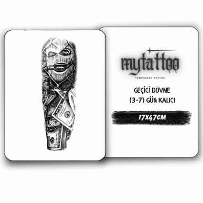 Haydut&Para Kol Kaplama Geçici Dövme G286 MyTattoo
