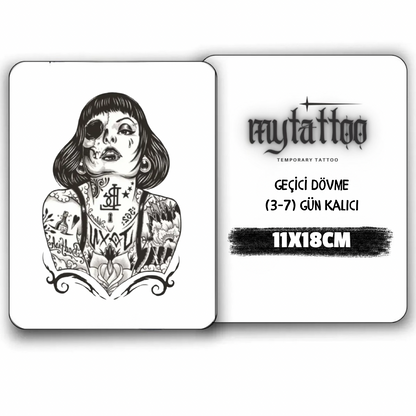 Dark Muse Orta Boy Geçici Dövme G297 MyTattoo