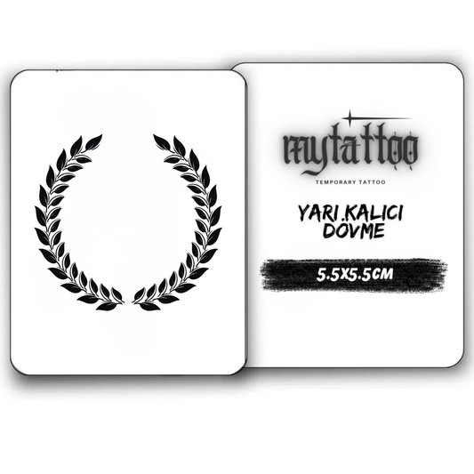 Zafer Çelengi Minimal Boy Yarı Kalıcı Dövme MY255 MyTattoo