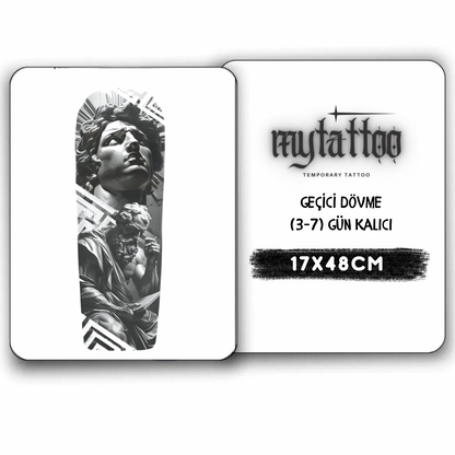 Antik Muhafız Kol Kaplama Geçici Dövme G338 MyTattoo