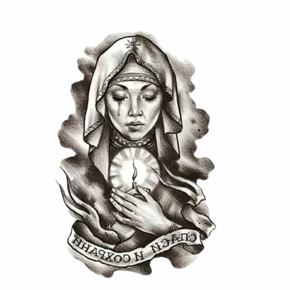 Zamanın Annesi Figürlü Orta Boy Geçici Dövme G300 MyTattoo