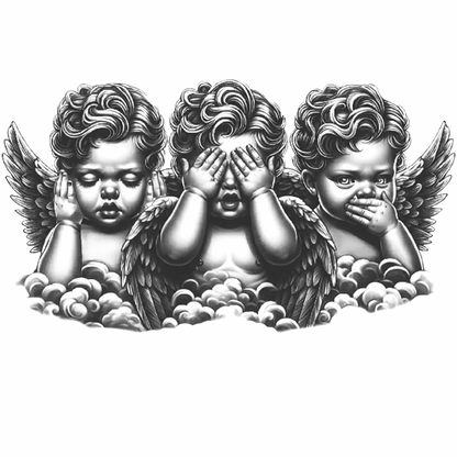 Görmedim Duymadım Bilmiyorum (MELEK) Küçük Boy Yarı Kalıcı Dövme MY220 MyTattoo