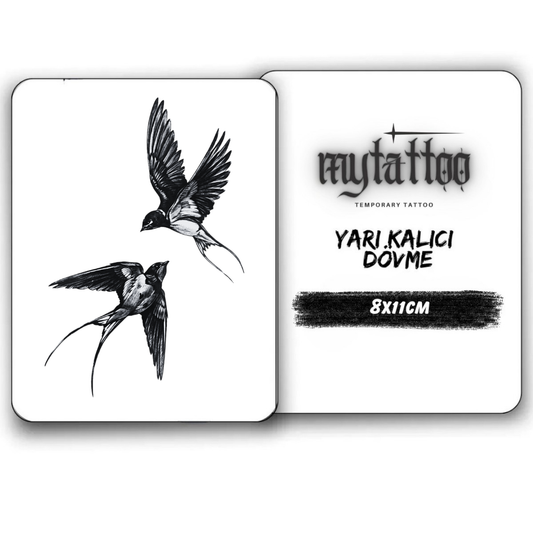 Özgür Ruhlar Küçük Boy Yarı Kalıcı Dövme MY256
