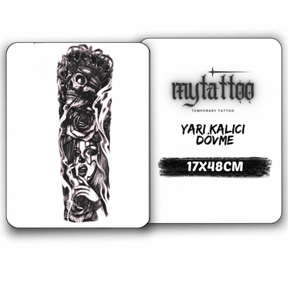 Ölümcül Cazibe Kol Kaplama Yarı Kalıcı Dövme MY131 MyTattoo