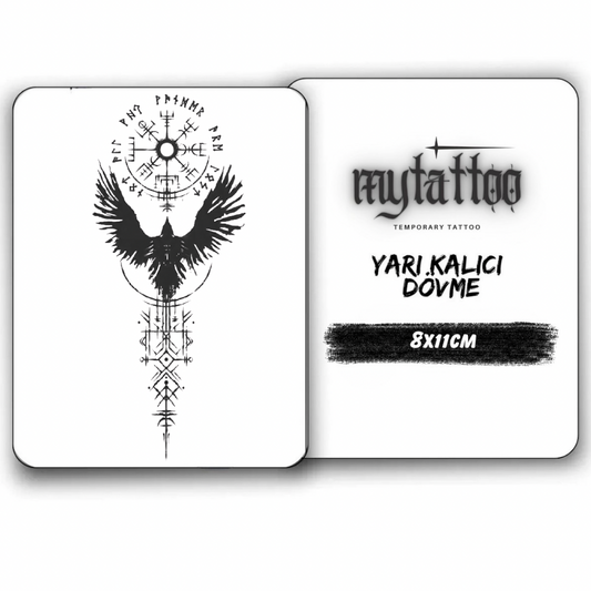 Yolun Bekçisi Figürlü Küçük Boy Yarı Kalıcı Dövme MY222