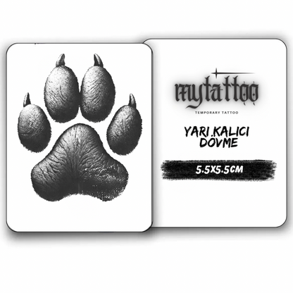 Patili Dostlar Minimal Boy Yarı Kalıcı Dövme MY229 MyTattoo