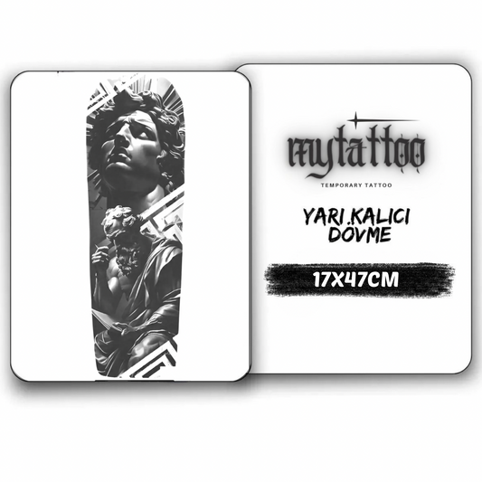 Antik İlham Kol Kaplama Yarı Kalıcı Dövme MY168