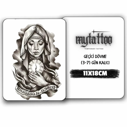 Zamanın Annesi Figürlü Orta Boy Geçici Dövme G300 MyTattoo