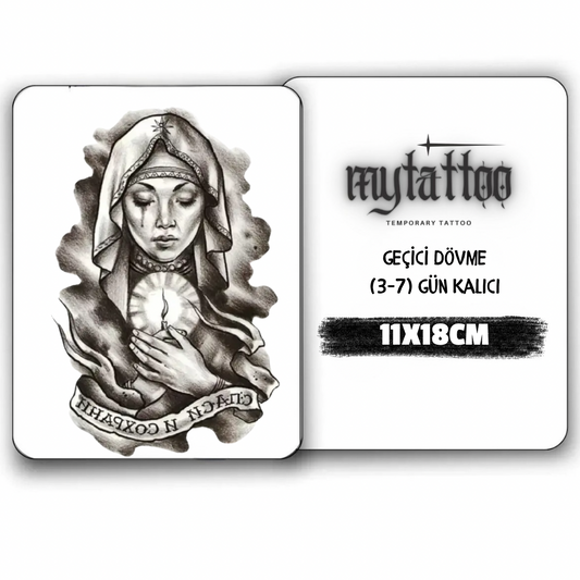 Zamanın Annesi Figürlü Orta Boy Geçici Dövme G300 MyTattoo