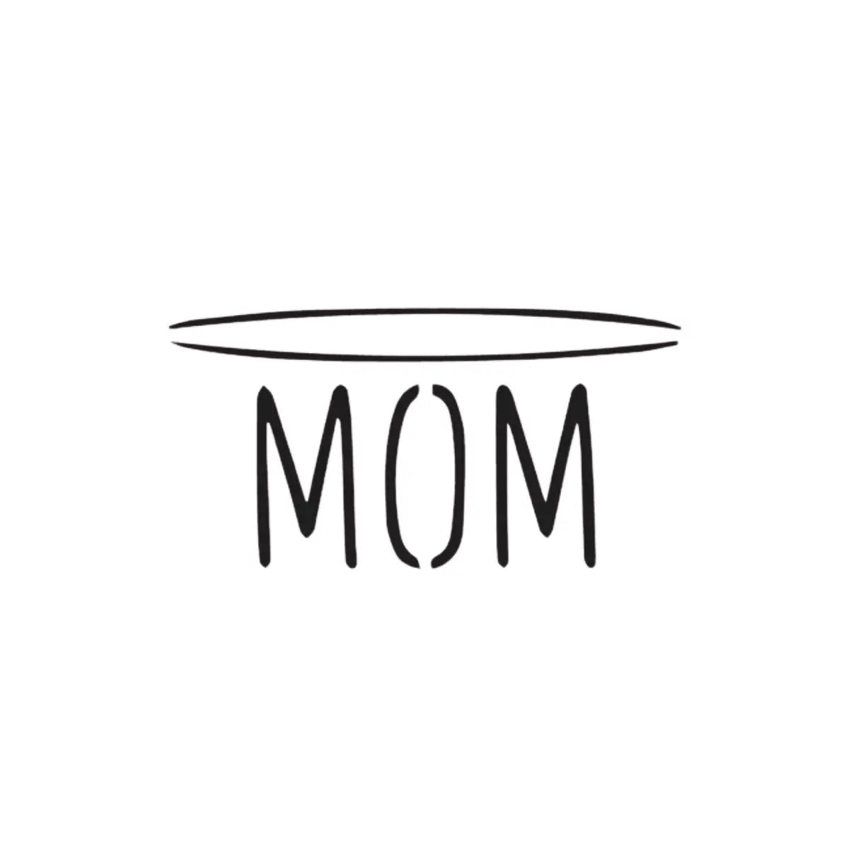 Mom(Anne) Yazı Figürlü Minimal Yarı Kalıcı Dövme-MY4 MyTattoo